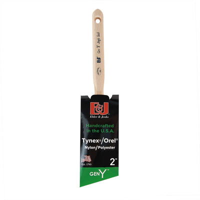 Elder & Jenks Gen Y 2-in Reusable Nylon- Polyester Blend Angle Paint Brush (Trim/Wall Brush)