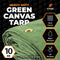 XPOSE SAFETY 12-ft x 24-ft Green Commercial Canvas 14-mil Tarp