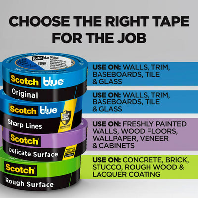 ScotchBlue Original Multi-Surface 2090 9-Pack 0.94-in x 60 Yard(s) Painters Tape