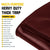 Core Tarps 40-ft x 80-ft Maroon Waterproof Commercial Polyethylene 20-mil Tarp