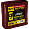 Core Tarps 29-ft x 70-ft Maroon Waterproof Commercial Polyethylene 20-mil Tarp