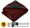 PROTARP 30-ft x 50-ft Maroon Waterproof Commercial Polyethylene 16-mil Tarp