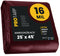 PROTARP 25-ft x 45-ft Maroon Waterproof Commercial Polyethylene 16-mil Tarp