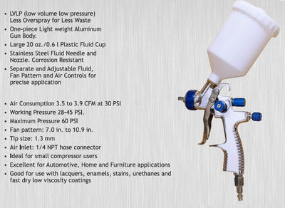 California Air Tools Paint Sprayer Gun 20-oz