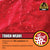 Gorilla 8-ft x 6-ft Red Water Resistant Standard Polyethylene 8-mil Tarp