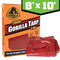 Gorilla 10-ft x 8-ft Red Water Resistant Standard Polyethylene 8-mil Tarp