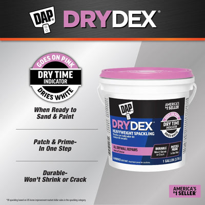 DAP DryDex 128-oz Color-changing Interior/Exterior White Spackling