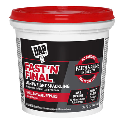 DAP Fast 'N Final 32-oz Interior/Exterior White Spackling