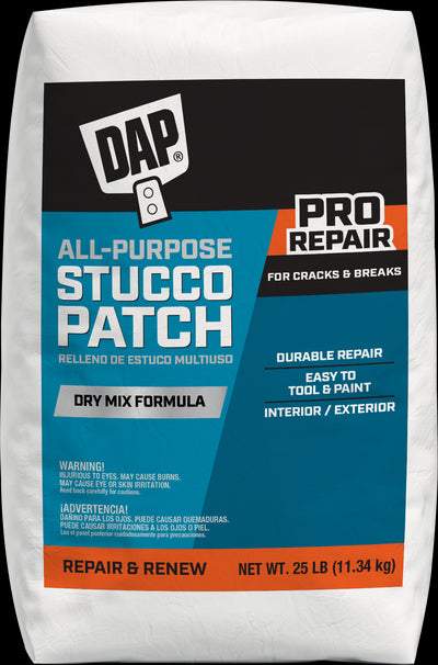 DAP 25-lb Waterproof Interior/Exterior White Stucco Patch