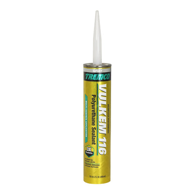 DAP Vulkem 116 10.1-oz Gray Paintable Polyurethane Caulk