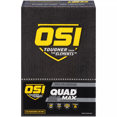 OSI Quad Max 9.5-oz Black Paintable Advanced Sealant Caulk