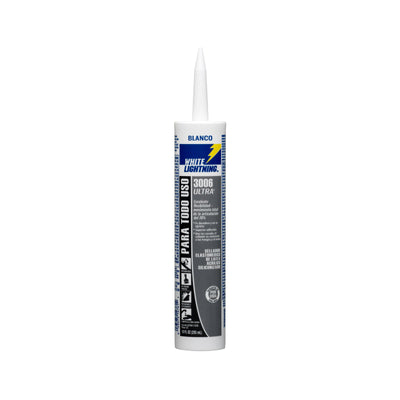 White Lightning 3006 Ultra 10-oz White Paintable Latex Caulk