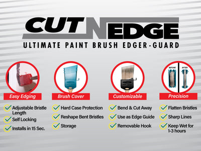 Boxtown Team 1-in x 3-in Cut-N-edge : edger and brush guard Plastic Paint Edger