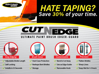 Boxtown Team 2-Pack 1-in x 2.5-in Cut-N-edge : edger and BT 2.5-in paint brush Paint Edger