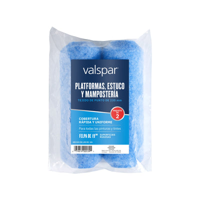 Valspar 2-Pack 9-in x 3/4-in Nap Knit Polyester Paint Roller Cover