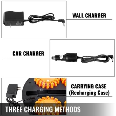 VEVOR Fluorescent Battery-operated Rechargeable Portable Work Light