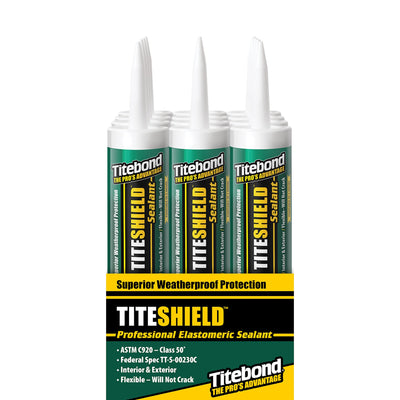 Titebond TiteShield 12-Pack 10.1-oz Gray Paintable Acrylic Urethane Elastomeric Sealant Caulk