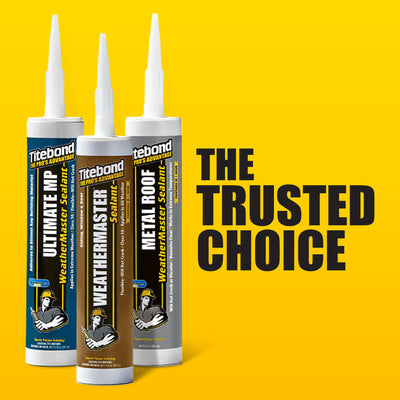 Titebond WeatherMaster 12-Pack 9.5-oz Gray Paintable Advanced Sealant Caulk