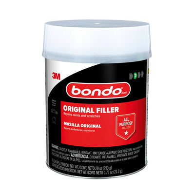 Bondo Lightweight 28-oz Color-changing, Heavy Duty Interior/Exterior Gray Body Filler