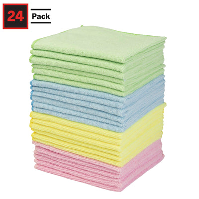 Stalwart 24-Pack Microfiber Cloth