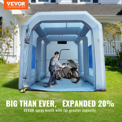 VEVOR 108.24-in x 157.44-in 13.12 FT Inflatable Paint Booth