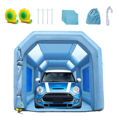 VEVOR 98.4-in x 118.08-in 19.68 FT Inflatable Paint Booth