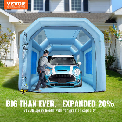 VEVOR 98.4-in x 118.08-in 19.68 FT Inflatable Paint Booth