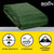 BOEN 6-ft x 8-ft Green Waterproof Commercial Polyethylene 16-mil Tarp