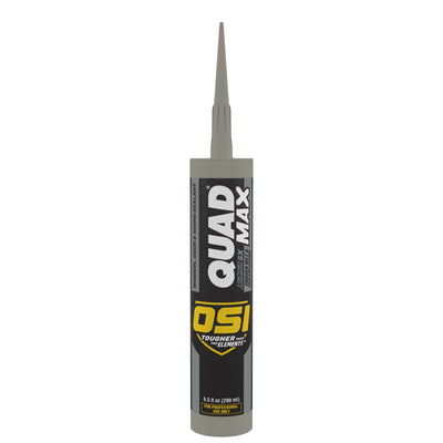 OSI Quad Max 9.5-oz Gray 517 Paintable Advanced Sealant Caulk