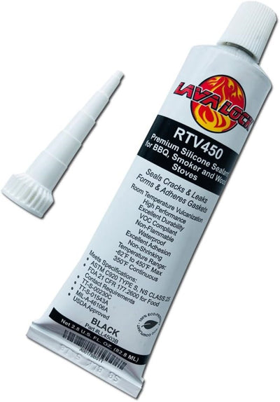 LAVALOCK 3.3-oz Black Silicone Caulk