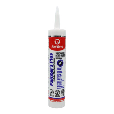 Red Devil Painters Plus 12-Pack 10.1-oz White Paintable Latex Caulk