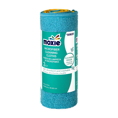 MOXIE Cleaning Cloths 3-Pack Microfiber Cloth