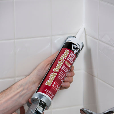 DAP Kwik Seal Plus 10.1-oz White Paintable Latex Caulk