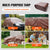 VEVOR 20-ft x 12-ft Brown Waterproof Standard Polyethylene 16-mil Tarp