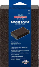 Marshalltown Sanding Sponge Fine 220-Grit Sanding Block 2.88-in x 4.88-in