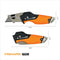 Fiskars PRO Utility Knife 0.6Mm 1-Blade Folding Utility Knife with On Tool Blade Storage