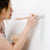 Zibra Triangle Detail, Trim and Corner 1-1/4-in Reusable Polyester Angle Paint Brush (Corner Brush)