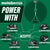 Metabo HPT 18-volt 4000-Lumen LED Battery-operated and Plug Rechargeable Stand Work Light