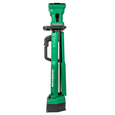 Metabo HPT 18-volt 4000-Lumen LED Battery-operated and Plug Rechargeable Stand Work Light