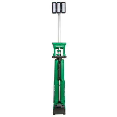 Metabo HPT 18-volt 4000-Lumen LED Battery-operated and Plug Rechargeable Stand Work Light