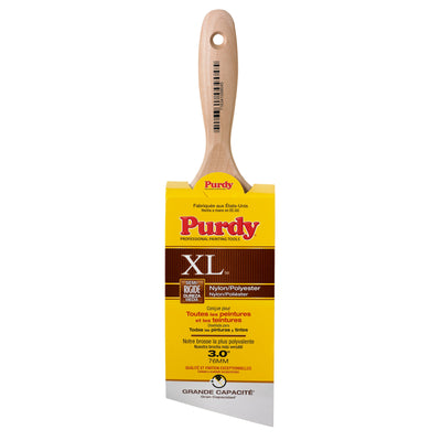 Purdy XL High Capacity 3-in Reusable Nylon- Polyester Blend Angle Paint Brush (Wall Brush)