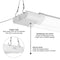 Maxxima 5000-Lumen LED Plug Hanging Work Light