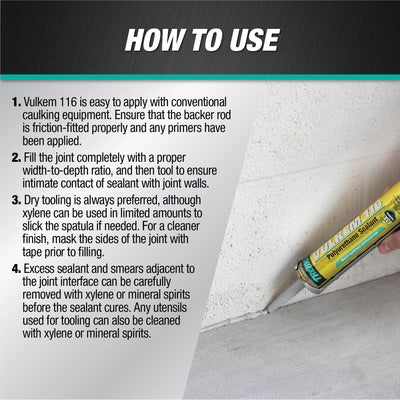 DAP Vulkem 116 10.1-oz White Paintable Polyurethane Caulk