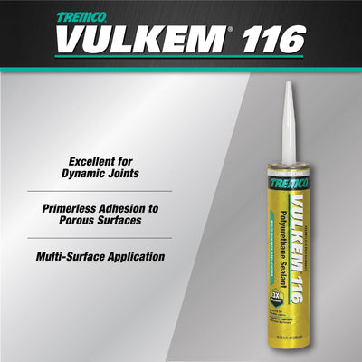 DAP Vulkem 116 10.1-oz Limestone Paintable Polyurethane Caulk