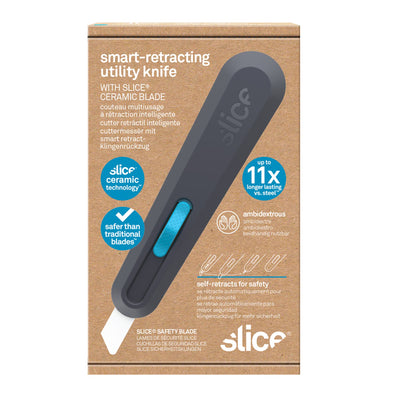 Slice Smart-Retracting 12Mm 1-Blade Retractable Utility Knife