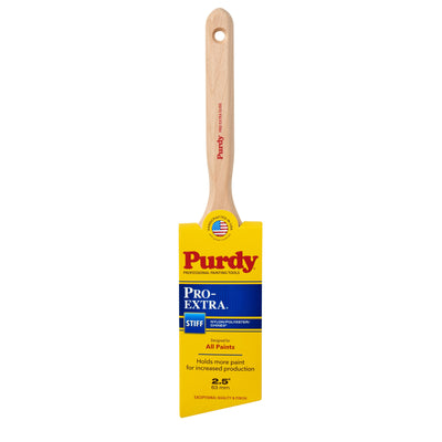 Purdy Pro-Extra Glide 2-1/2-in Reusable Nylon- Polyester Blend Angle Paint Brush (Trim Brush)