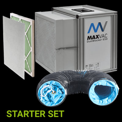 MAXVAC Dustblocker DB650 Air Scrubber, 6 Month Starter Set