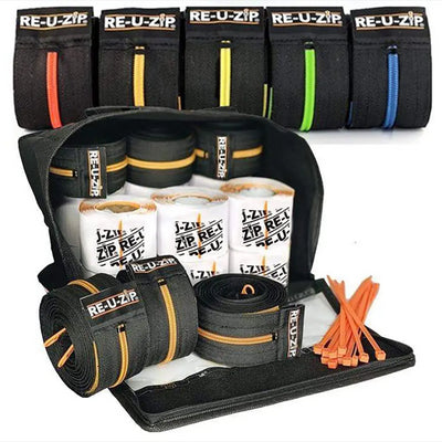 RE-U-ZIP Heavy Duty Reusable Dust Barrier Zipper, Pro Bundle